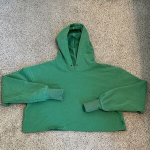 New FP Movement by Free People Half Time Hoodie ~ Green